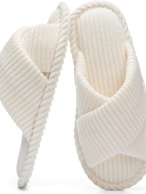 img-03e54db6a60c494291b0 Women memory foam open toe slide sandals