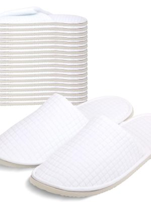 img-4271aadd90797dad7b2e 10 Pairs Disposable Hotel Slippers
