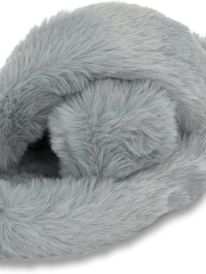 img-9d2a0abeca267910938c Soft fluffy open toe anti-skid indoor slippers.