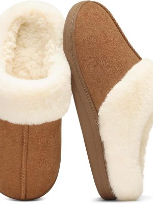 img-f1618fd52aec8b62e4e3 Cozy memory foam winter women slippers.